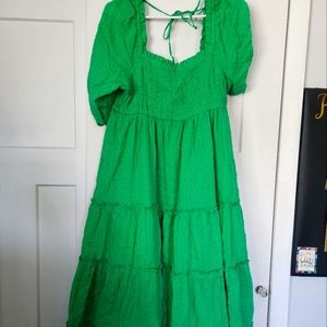 Kelly Green maxi dress